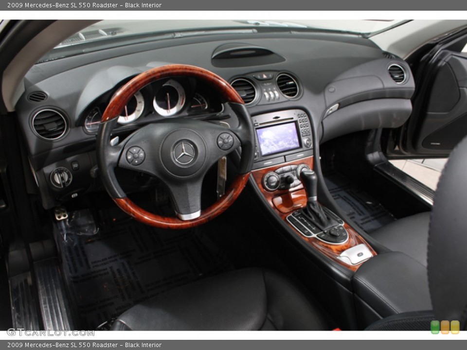 Black Interior Dashboard for the 2009 Mercedes-Benz SL 550 Roadster #78655065