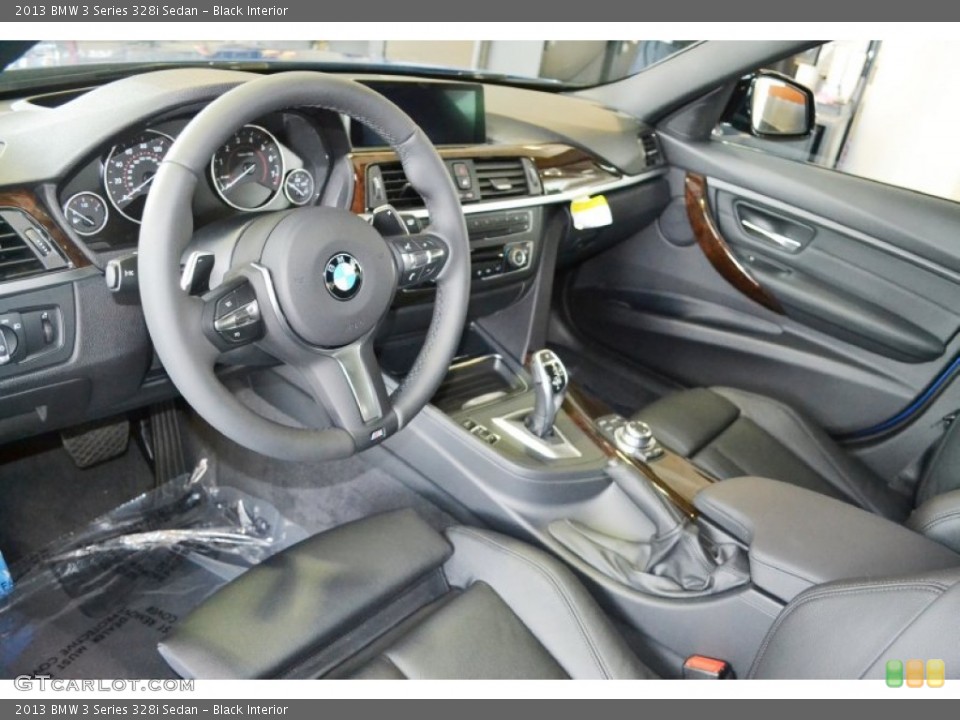 Black Interior Prime Interior for the 2013 BMW 3 Series 328i Sedan #78655165