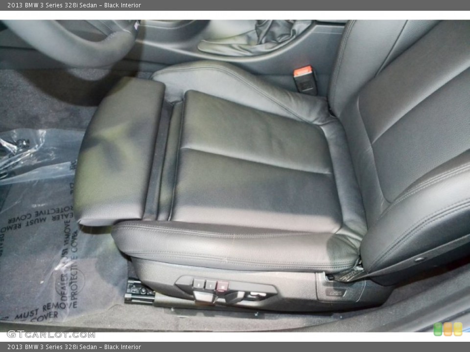 Black Interior Front Seat for the 2013 BMW 3 Series 328i Sedan #78655204