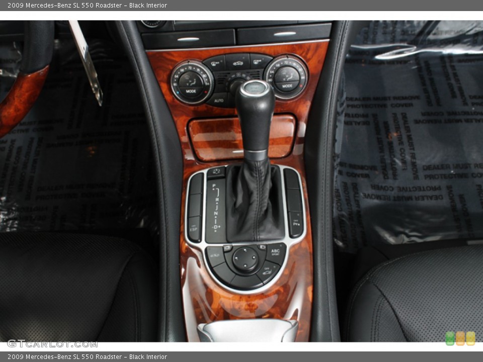 Black Interior Transmission for the 2009 Mercedes-Benz SL 550 Roadster #78655216
