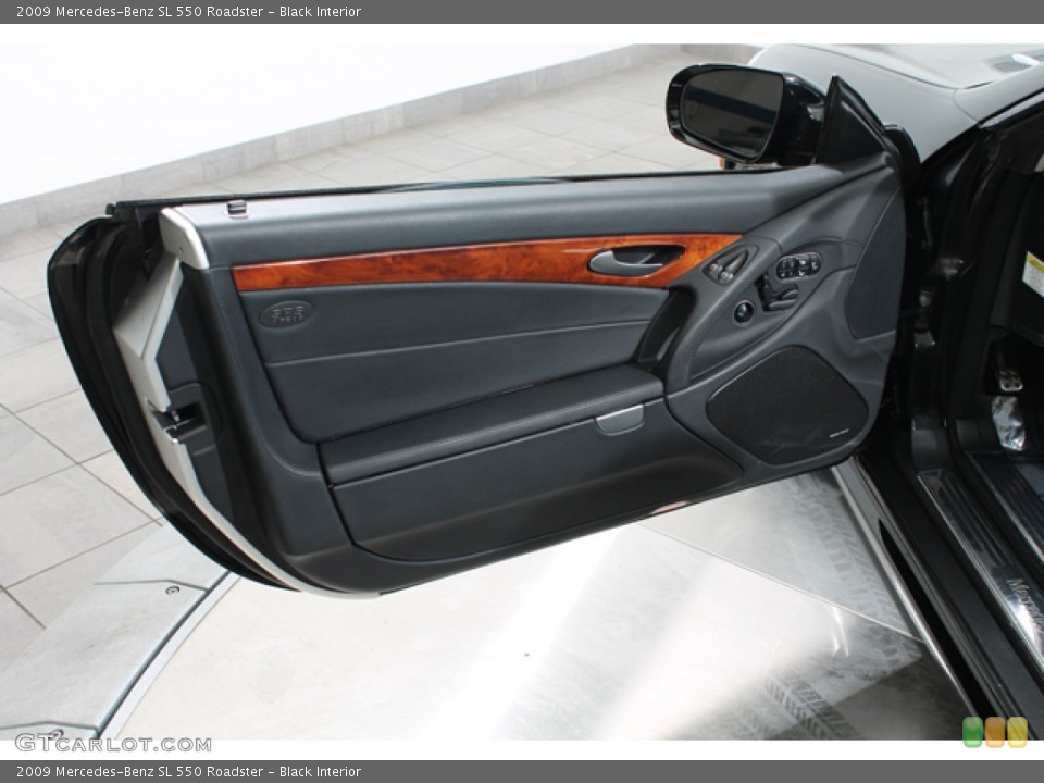 Black Interior Door Panel for the 2009 Mercedes-Benz SL 550 Roadster #78655303