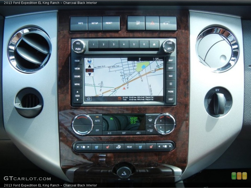 Charcoal Black Interior Navigation for the 2013 Ford Expedition EL King Ranch #78655573