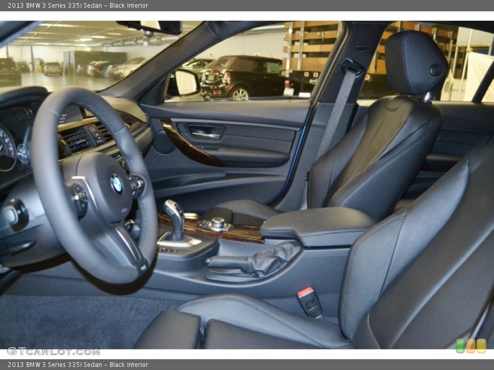 Black Interior Front Seat for the 2013 BMW 3 Series 335i Sedan #78655595