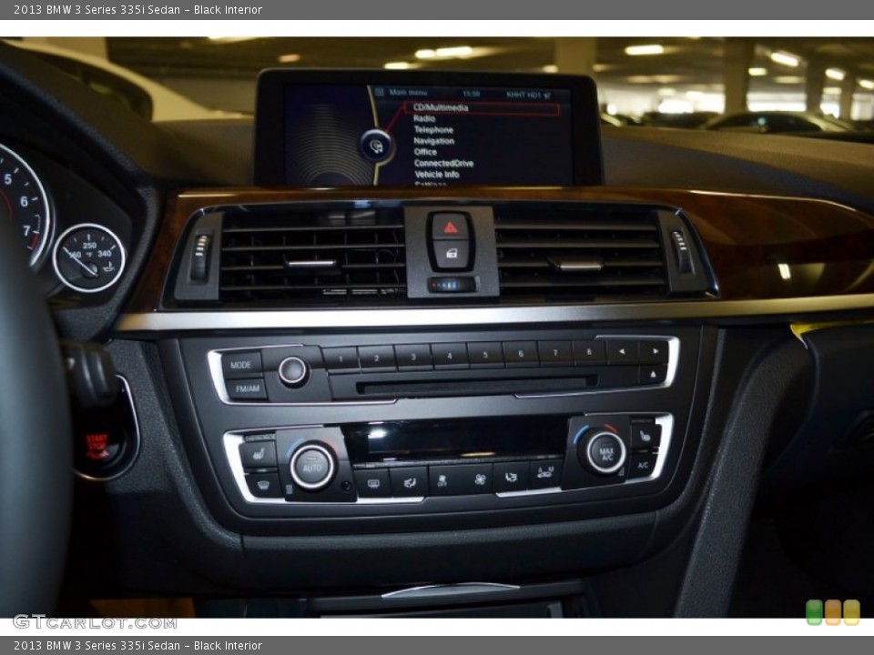 Black Interior Controls for the 2013 BMW 3 Series 335i Sedan #78655639