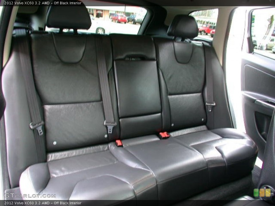 Off Black Interior Rear Seat for the 2012 Volvo XC60 3.2 AWD #78656038
