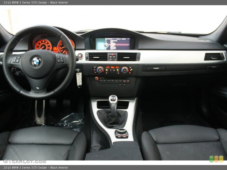 Black Interior Dashboard for the 2010 BMW 3 Series 335i Sedan #78657325