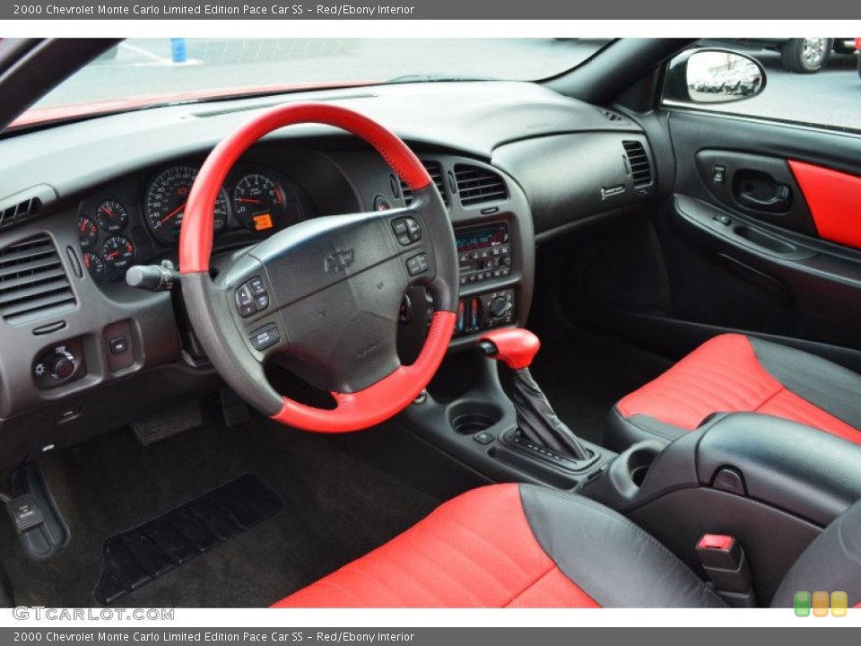 Red/Ebony Interior Prime Interior for the 2000 Chevrolet Monte Carlo Limited Edition Pace Car SS #78657547