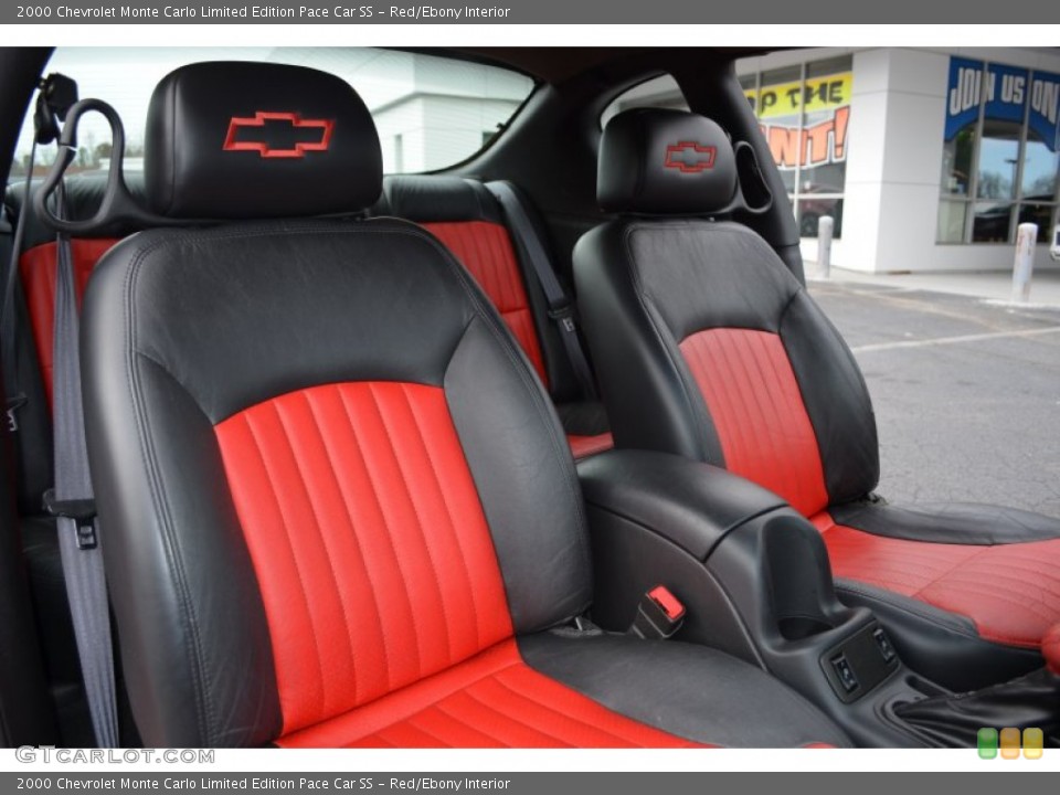 Red/Ebony Interior Photo for the 2000 Chevrolet Monte Carlo Limited Edition Pace Car SS #78657678
