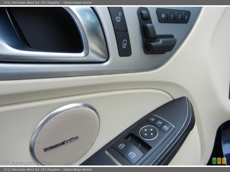 Sahara Beige Interior Controls for the 2012 Mercedes-Benz SLK 250 Roadster #78657925