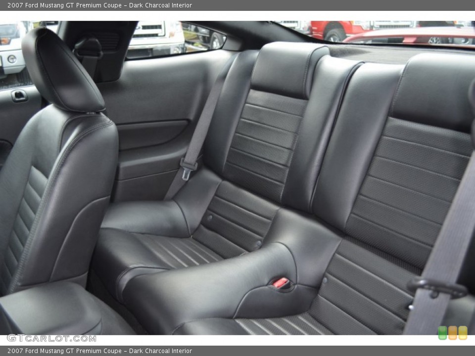 Dark Charcoal Interior Rear Seat for the 2007 Ford Mustang GT Premium Coupe #78658165