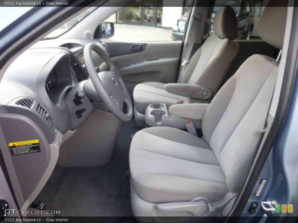 Gray Interior Photo for the 2012 Kia Sedona LX #78658612