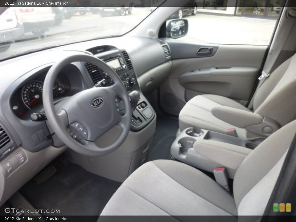 Gray Interior Photo for the 2012 Kia Sedona LX #78658621