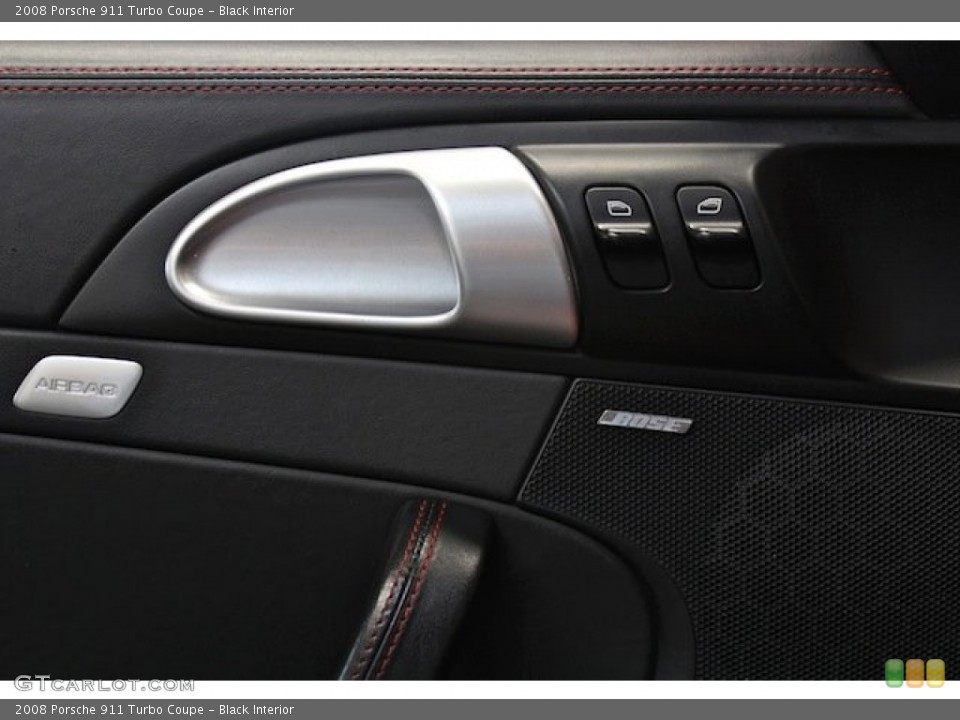 Black Interior Controls for the 2008 Porsche 911 Turbo Coupe #78659206