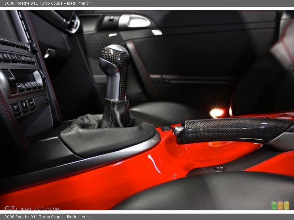 Black Interior Transmission for the 2008 Porsche 911 Turbo Coupe #78659668