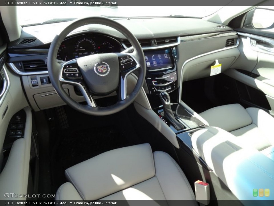 Medium Titanium/Jet Black 2013 Cadillac XTS Interiors