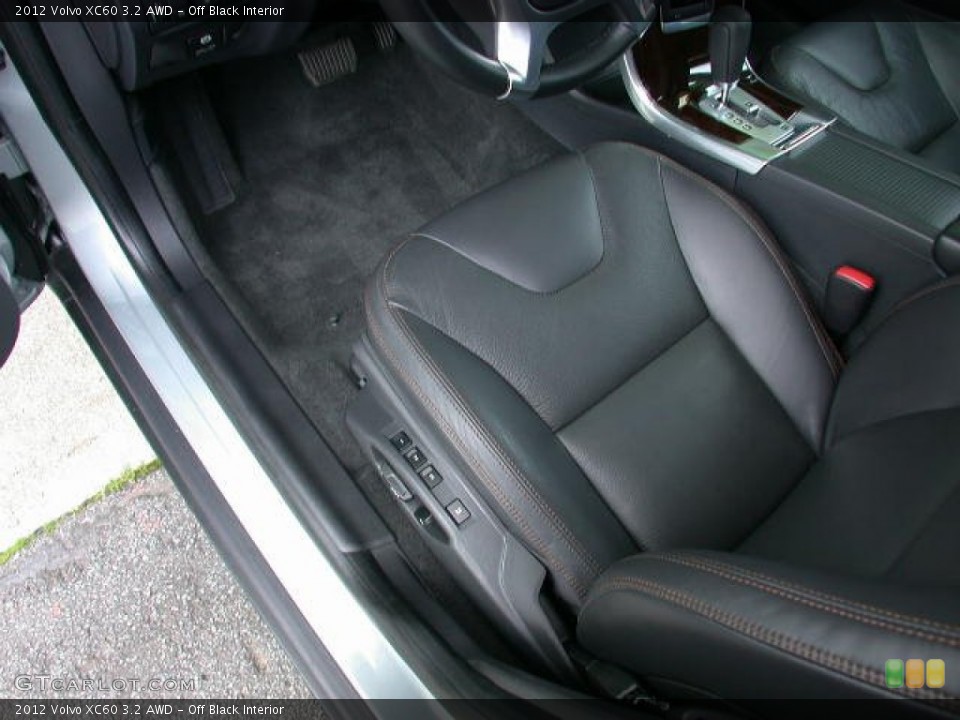 Off Black Interior Front Seat for the 2012 Volvo XC60 3.2 AWD #78660223