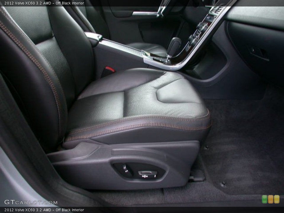 Off Black Interior Front Seat for the 2012 Volvo XC60 3.2 AWD #78660414