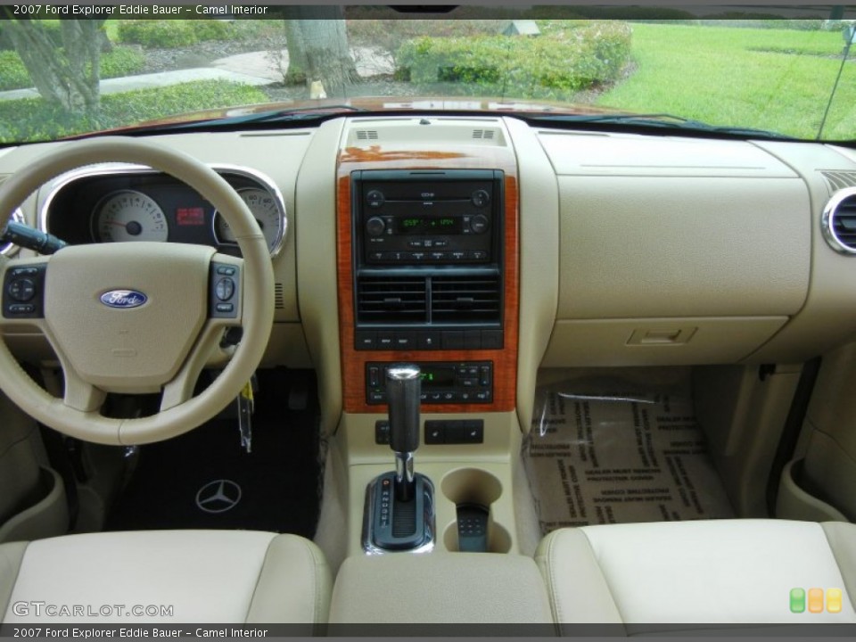 Camel Interior Dashboard for the 2007 Ford Explorer Eddie Bauer #78660549