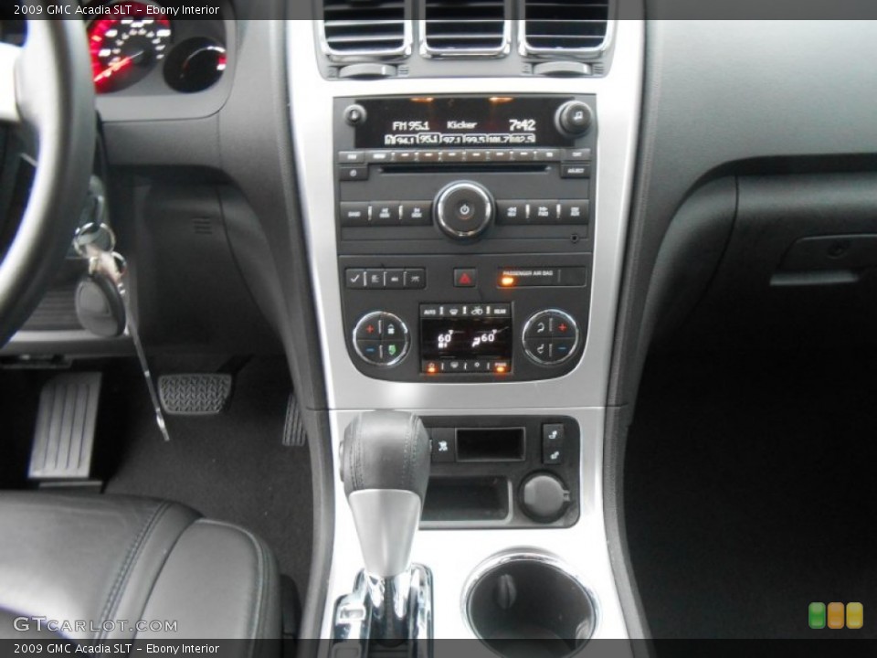 Ebony Interior Controls for the 2009 GMC Acadia SLT #78660850