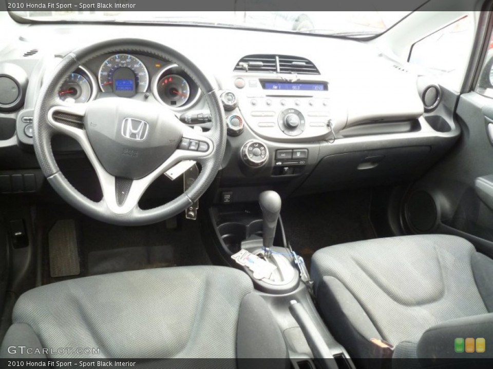 Sport Black Interior Prime Interior for the 2010 Honda Fit Sport #78661524