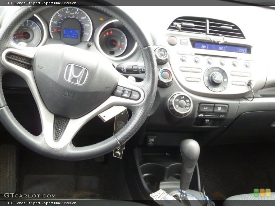 Sport Black Interior Dashboard for the 2010 Honda Fit Sport #78661549