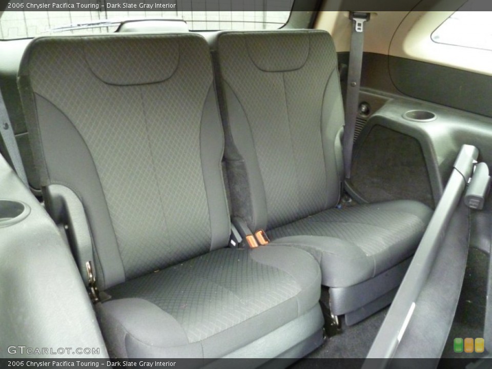 Dark Slate Gray Interior Rear Seat for the 2006 Chrysler Pacifica Touring #78661870