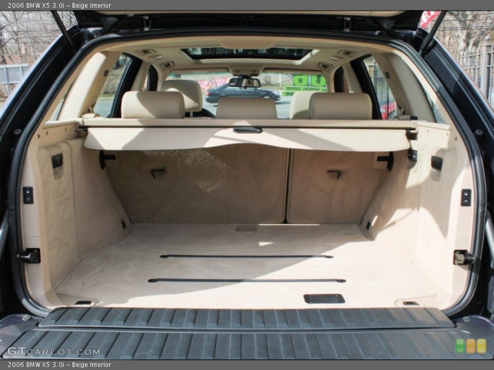 Beige Interior Trunk for the 2006 BMW X5 3.0i #78661912
