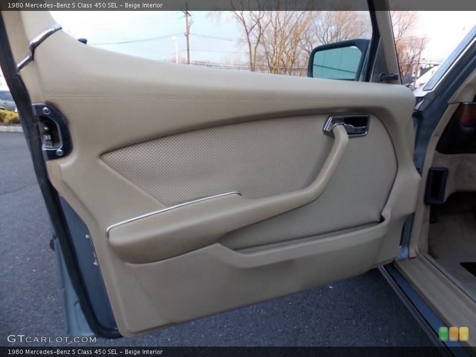 Beige Interior Door Panel for the 1980 Mercedes-Benz S Class 450 SEL #78663307
