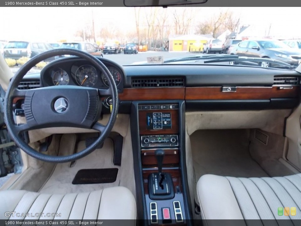 Beige Interior Dashboard for the 1980 Mercedes-Benz S Class 450 SEL #78663378