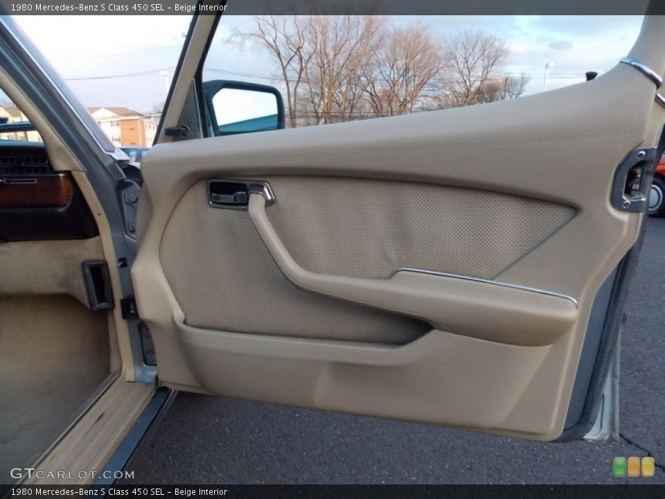 Beige Interior Door Panel for the 1980 Mercedes-Benz S Class 450 SEL #78663541