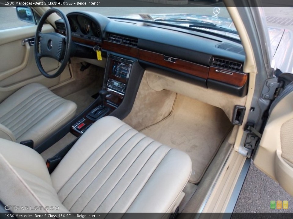 Beige Interior Dashboard for the 1980 Mercedes-Benz S Class 450 SEL #78663605