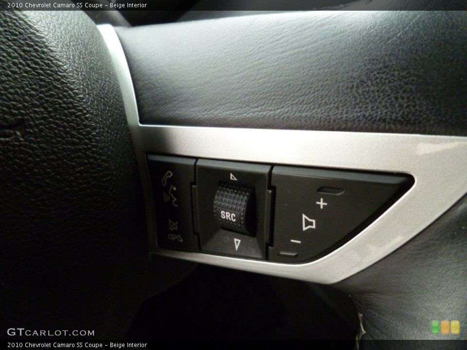 Beige Interior Controls for the 2010 Chevrolet Camaro SS Coupe #78663658