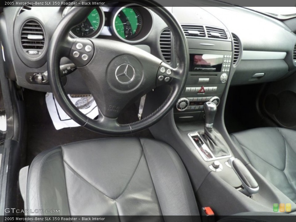 Black Interior Dashboard for the 2005 Mercedes-Benz SLK 350 Roadster #78664036