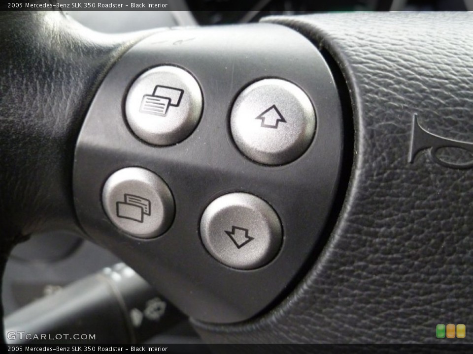 Black Interior Controls for the 2005 Mercedes-Benz SLK 350 Roadster #78664107