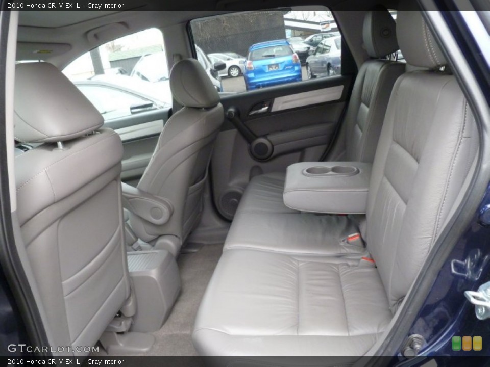 Gray Interior Rear Seat for the 2010 Honda CR-V EX-L #78664442