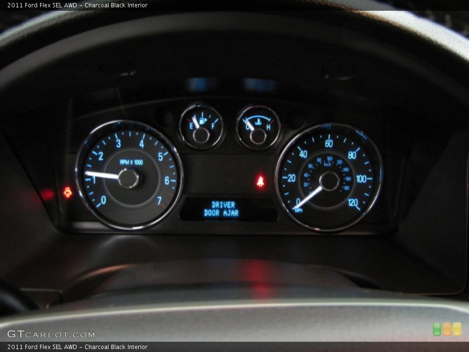 Charcoal Black Interior Gauges for the 2011 Ford Flex SEL AWD #78664565
