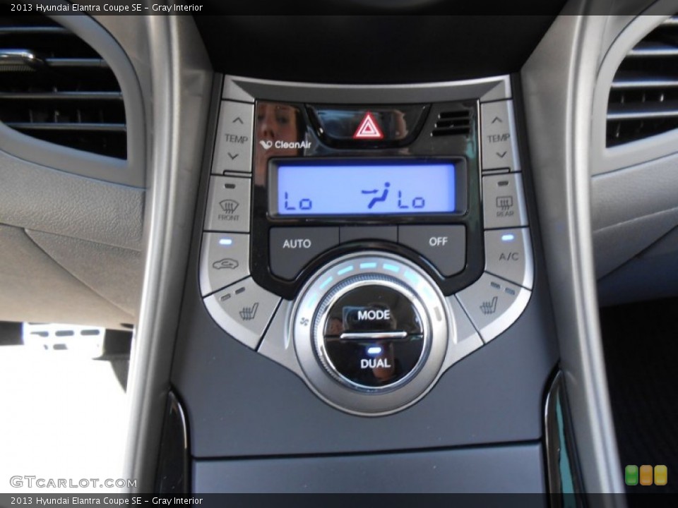 Gray Interior Controls for the 2013 Hyundai Elantra Coupe SE #78666426