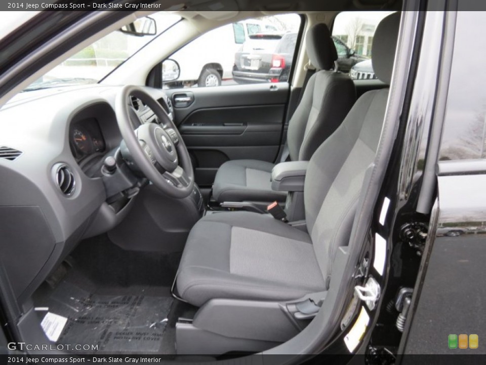 Dark Slate Gray Interior Photo for the 2014 Jeep Compass Sport #78666605
