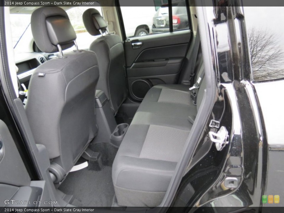 Dark Slate Gray Interior Rear Seat for the 2014 Jeep Compass Sport #78666626