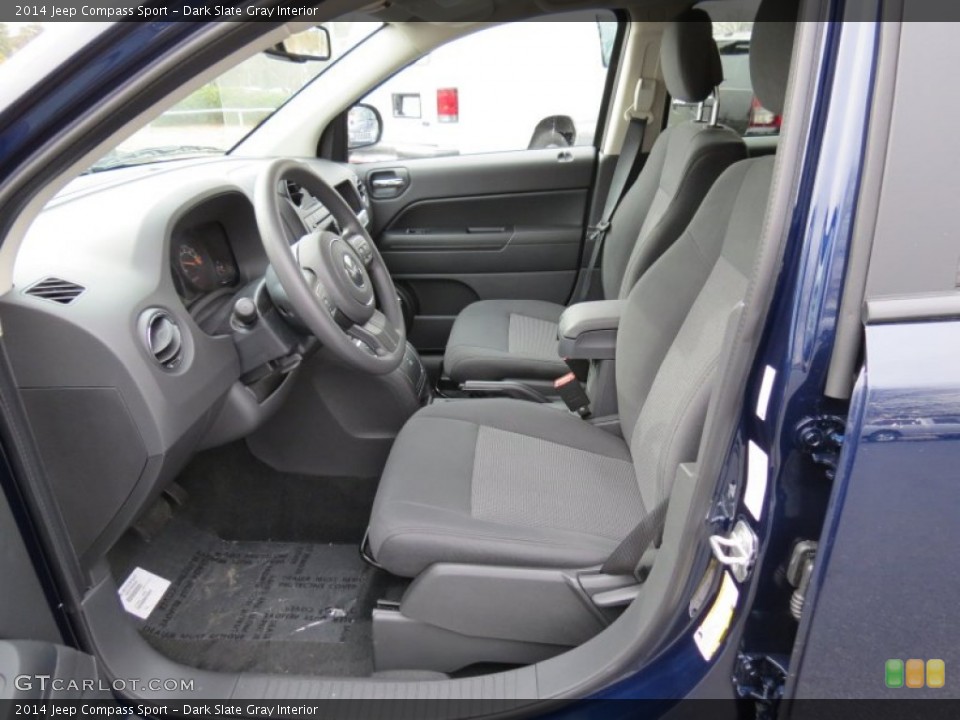 Dark Slate Gray Interior Photo for the 2014 Jeep Compass Sport #78666857