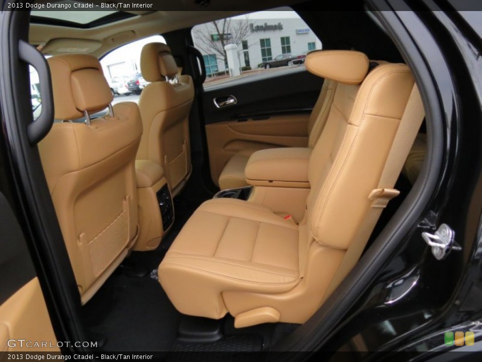 Black/Tan Interior Rear Seat for the 2013 Dodge Durango Citadel #78667540