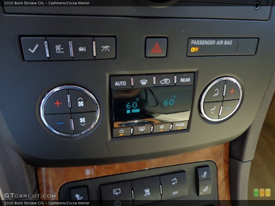 Cashmere/Cocoa Interior Controls for the 2010 Buick Enclave CXL #78668584