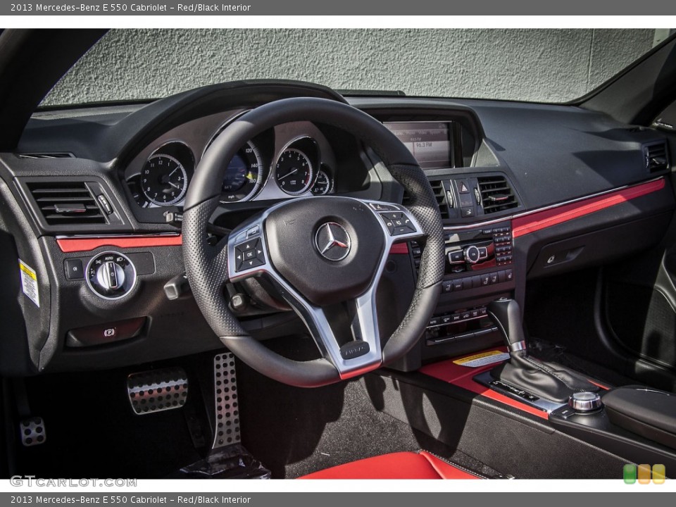 Red/Black Interior Dashboard for the 2013 Mercedes-Benz E 550 Cabriolet #78669409