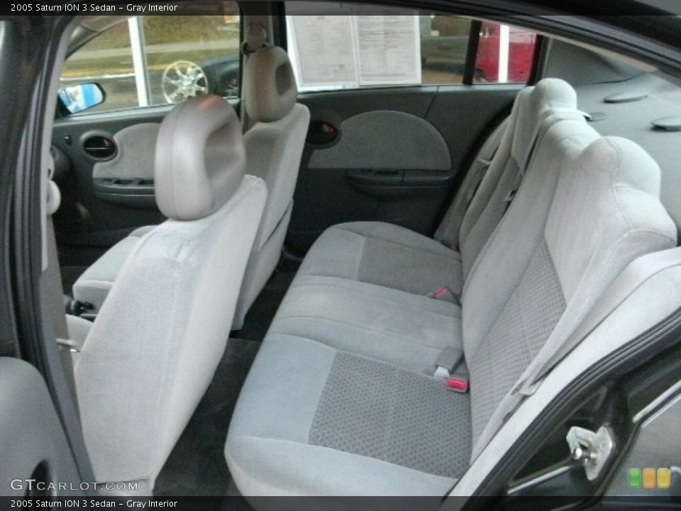 Gray Interior Rear Seat for the 2005 Saturn ION 3 Sedan #78670119