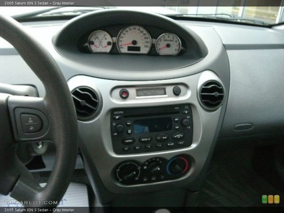 Gray Interior Controls for the 2005 Saturn ION 3 Sedan #78670191