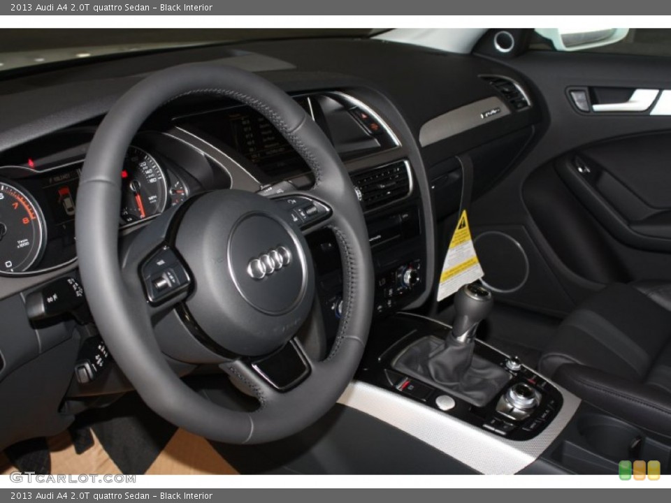 Black Interior Steering Wheel for the 2013 Audi A4 2.0T quattro Sedan #78670333