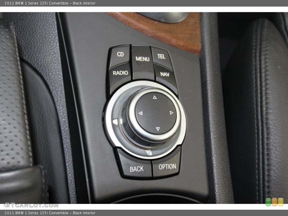 Black Interior Controls for the 2011 BMW 1 Series 135i Convertible #78670515