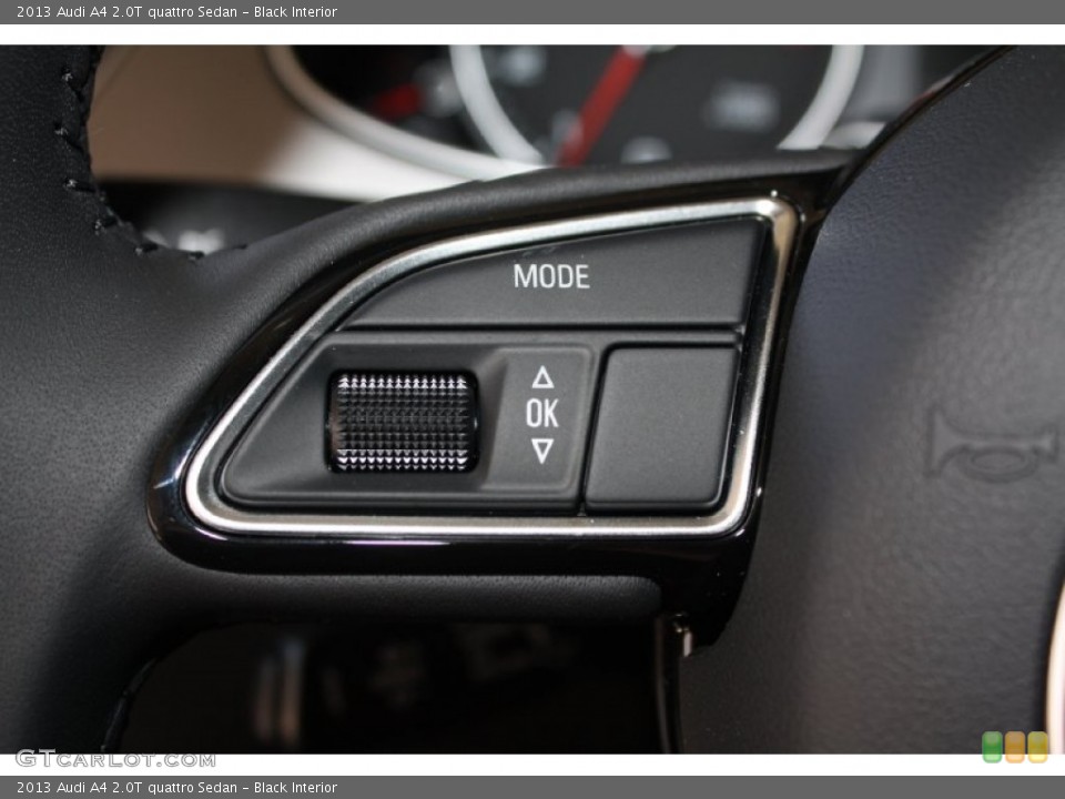 Black Interior Controls for the 2013 Audi A4 2.0T quattro Sedan #78670612