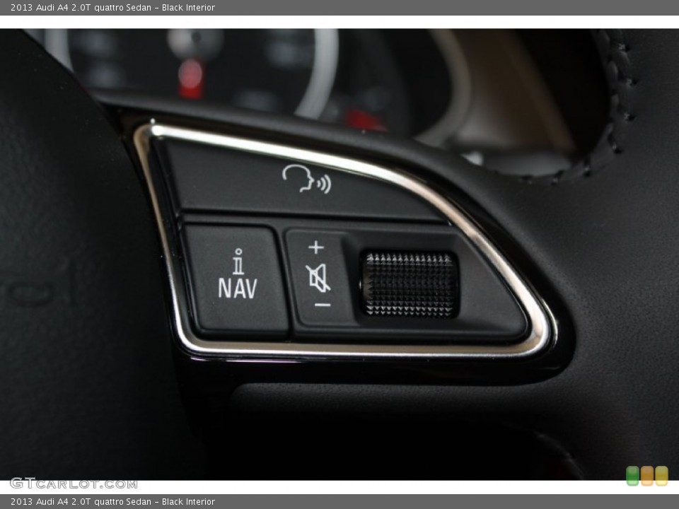 Black Interior Controls for the 2013 Audi A4 2.0T quattro Sedan #78670627