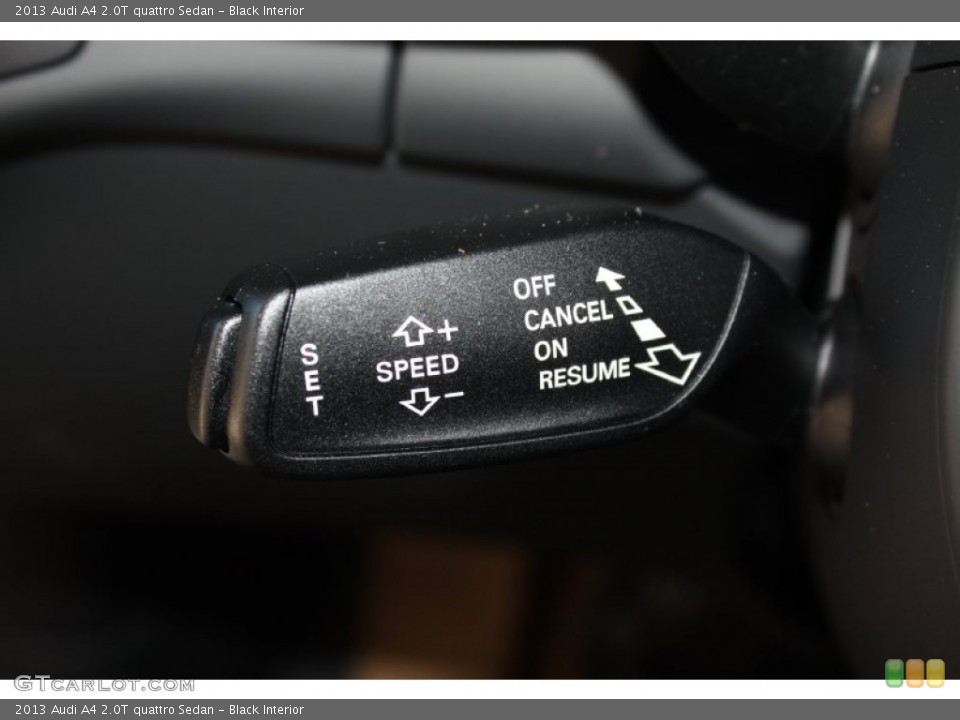 Black Interior Controls for the 2013 Audi A4 2.0T quattro Sedan #78670648